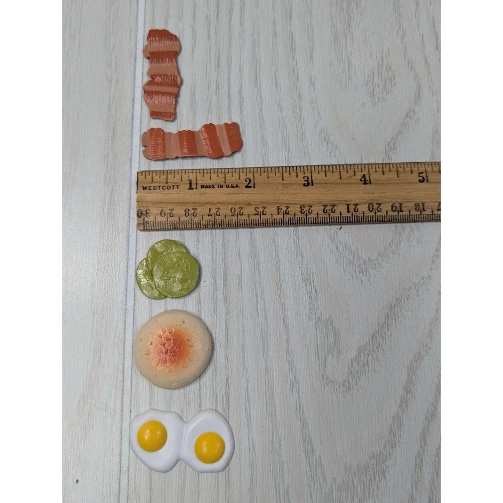 Our Generation Battat + Doll Accessories Burger Breakfast Food Dishes‎ lot